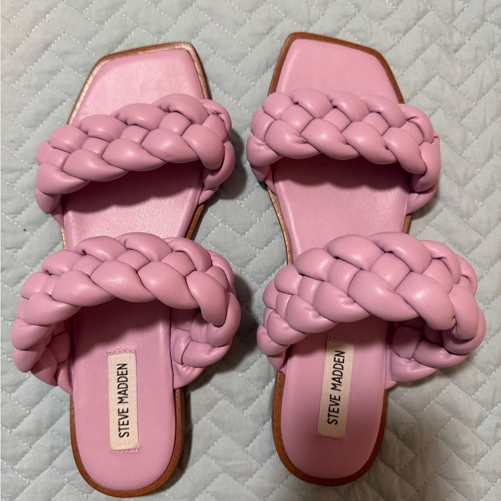 Steve Madden Lavender Braided Sandals